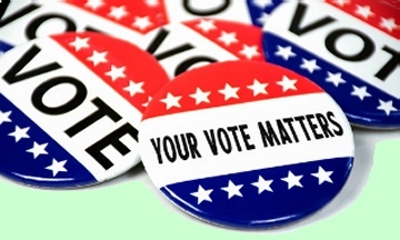 Your Vote Matters button